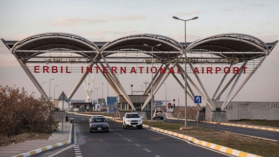 Sân bay Erbil tại Iraq, nơi xảy ra vụ tấn công rocket khiến 6 người thương vong. Ảnh: CNN